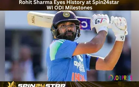 Rohit Sharma Eyes History at Spin24star: WI ODI Milestones
