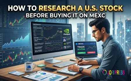 How to Research a U.S. Stock Before Buying It on MEXC