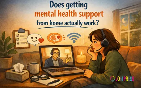 Does getting mental health support from home actually work?