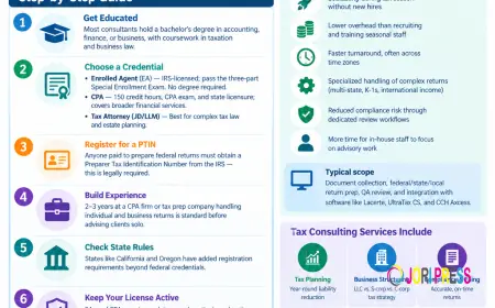 How to Become a Tax Consultant in the USA (and Why Firms Are Outsourcing Tax Prep)