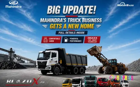 Big Update! Mahindra’s Truck Business Gets a New Home – Full Details Inside