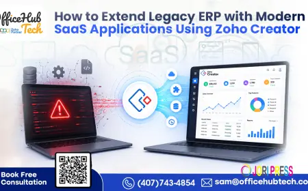 How to Extend Legacy ERP with Modern SaaS Applications Using Zoho Creator