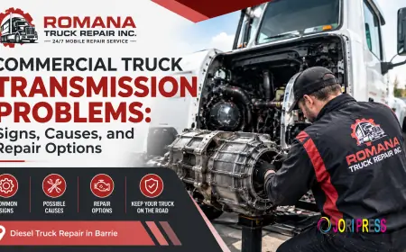Commercial Truck Transmission Problems: Signs, Causes, and Repair Options