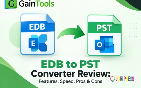 GainTools EDB to PST Converter Review: Features, Speed, Pros & Cons