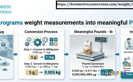 Turning Micrograms weight measurements into meaningful Pound values