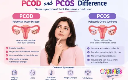 PCOD and PCOS Difference- LIFELINE HEALTHCARE