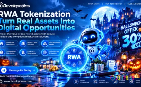 RWA Tokenization Platform Development: Building a Digital Marketplace for Real-World Assets — Halloween Offer Up to 30% Off