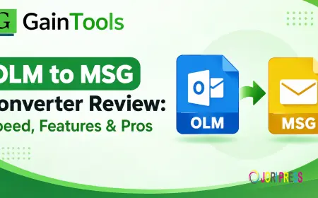 GainTools OLM to MSG Converter Review: Speed, Features & Pros