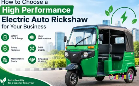 How to Choose a High Performance Electric Auto Rickshaw for Your Business