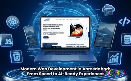 Modern Web Development in Ahmedabad: From Speed to AI-Ready Experiences