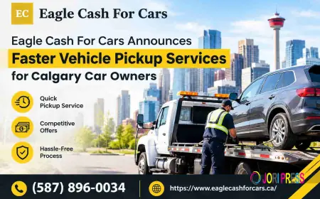 Eagle Cash For Cars Announces Faster Vehicle Pickup Services for Calgary Car Owners