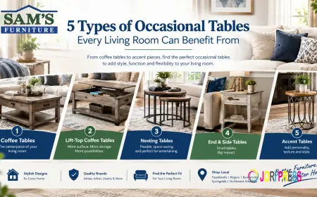 5 Types of Occasional Tables Every Living Room Can Benefit From