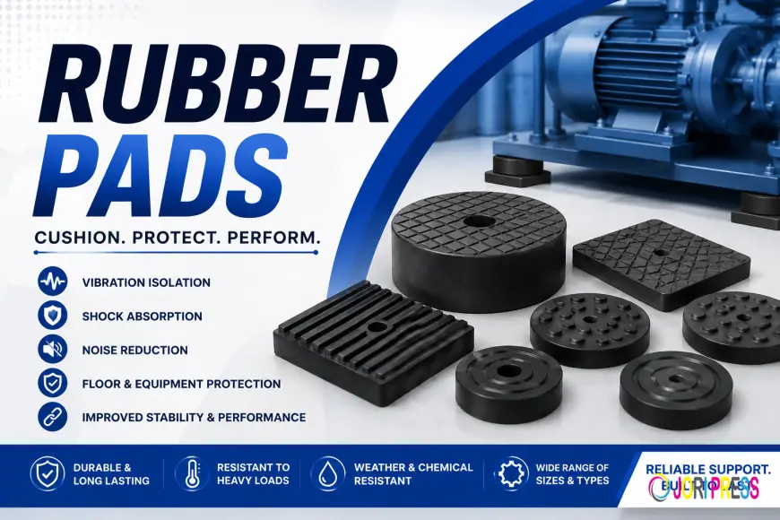 Rubber Pads for Vibration Control and Equipment Stability