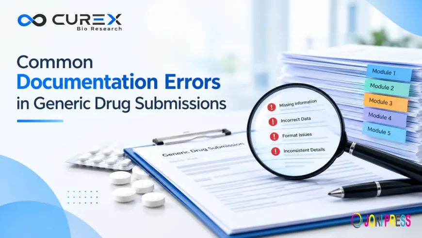Common Documentation Errors in Generic Drug Submissions
