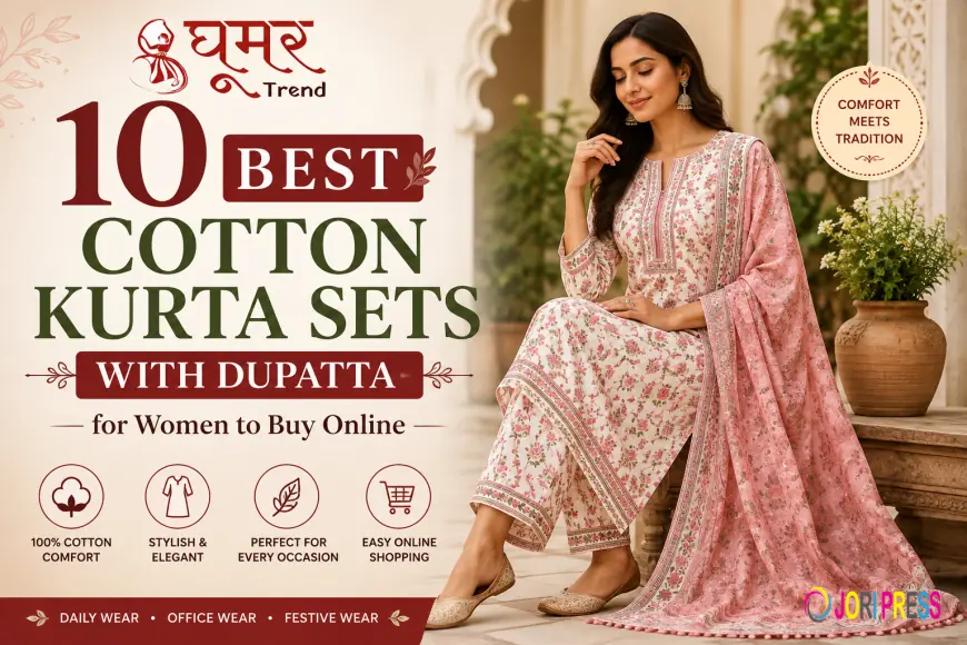 10 Best Cotton Kurta Sets with Dupatta for Women to Buy Online