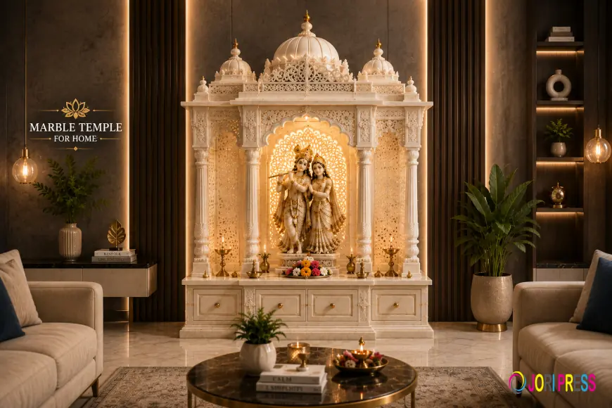 Marble Temple for Home: How to Balance Traditional Craftsmanship With Modern Interiors?