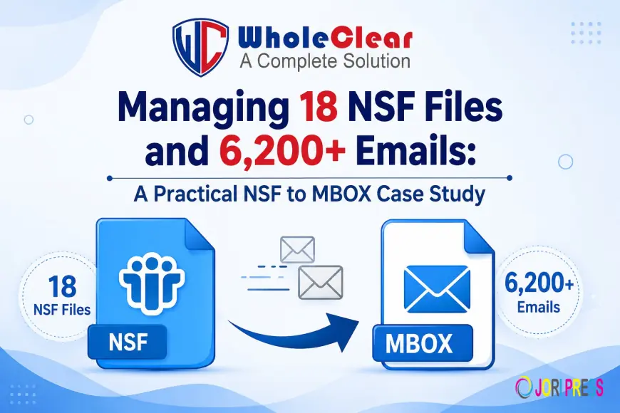 Managing 18 NSF Files and 6,200+ Emails: A Practical NSF to MBOX Case Study