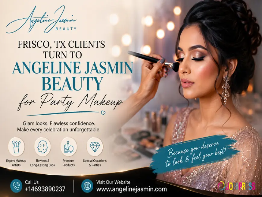 Frisco, TX Clients Turn to Angeline Jasmin Beauty for Party Makeup