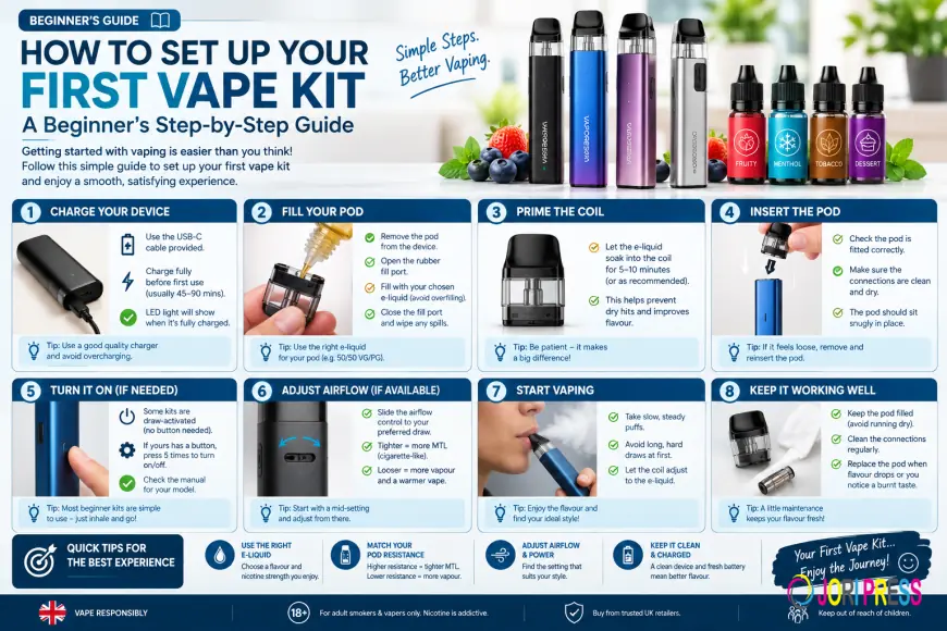 How to Set Up Your First Vape Kit: A Beginner's Step-by-Step Guide