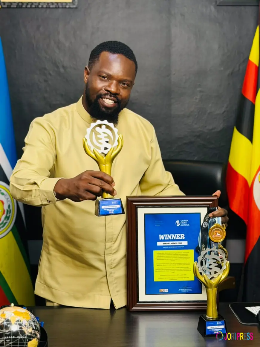UGANDAN ENTREPRENEUR BENARD FENI AND MUNGU FENI FOUNDATION SECURE HISTORIC DOUBLE WIN AT THE GHANA MERIT AWARDS 2026
