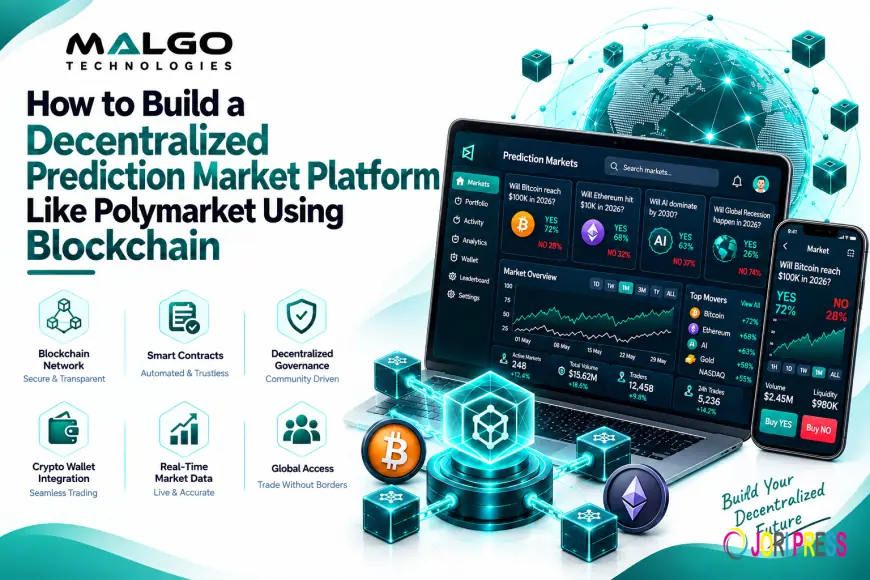 How to Build a Decentralized Prediction Market Platform Like Polymarket Using Blockchain