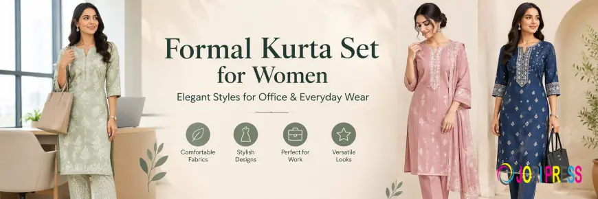 Formal Kurta Set for Women – Elegant Styles for Office & Everyday Wear