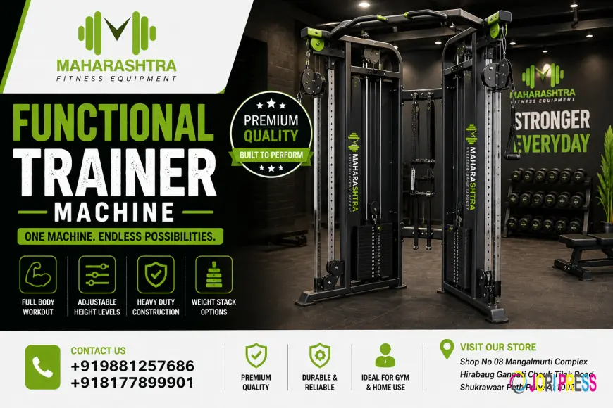Functional Trainer Machine for Complete Strength Training | Maharashtra Sport