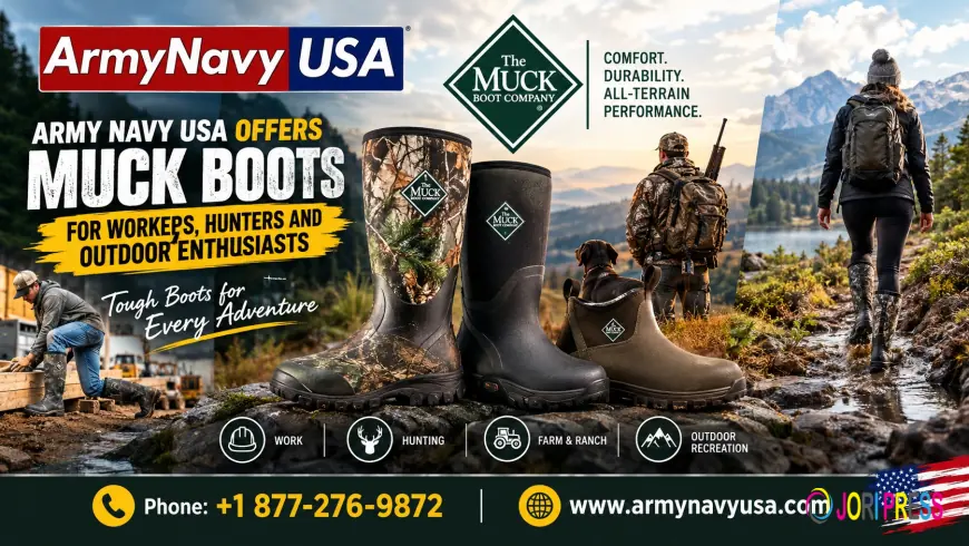 Army Navy USA Offers Muck Boots for Workers, Hunters and Outdoor Enthusiasts