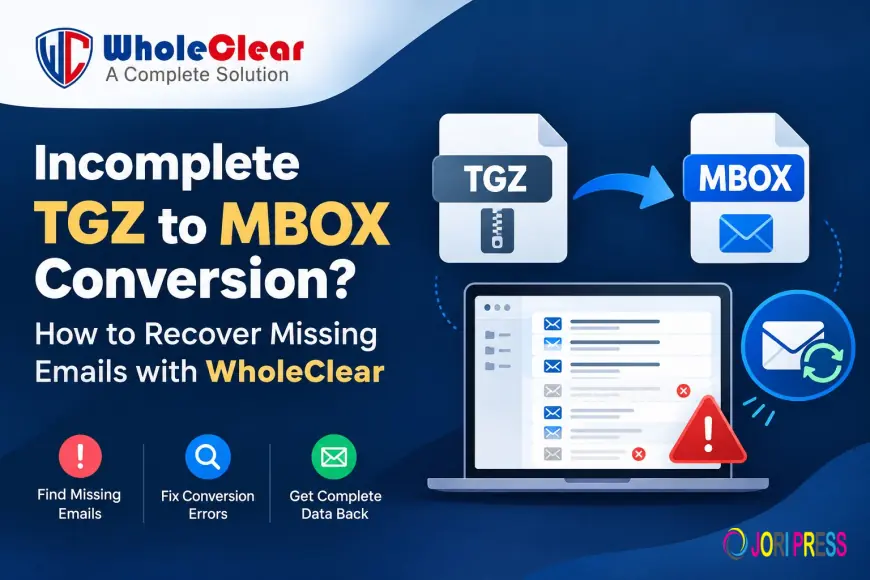 Incomplete TGZ to MBOX Conversion? How to Recover Missing Emails with WholeClear