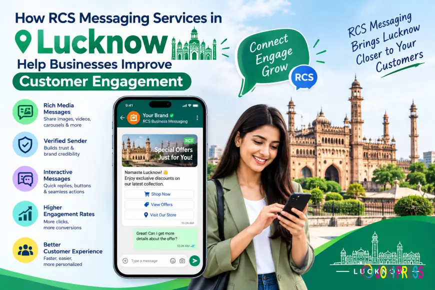 How RCS Messaging Services in Lucknow Help Businesses Improve Customer Engagement
