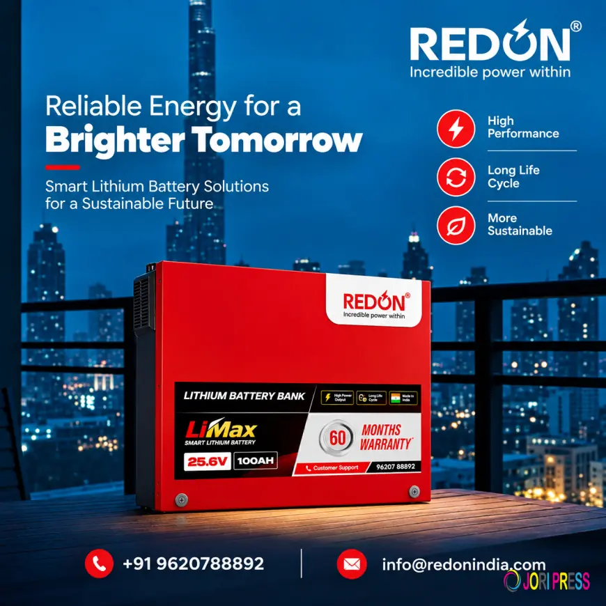 Redon Lithium Industries Pvt Ltd.: Innovative Lithium Batteries for Homes and Businesses