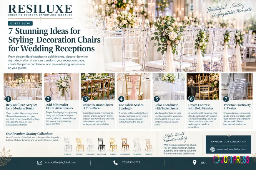 Transform Wedding Venues with Elegant Decoration Chairs