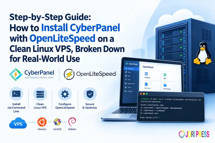 Step-by-Step Guide: How to Install CyberPanel with OpenLiteSpeed on a Clean Linux VPS, Broken Down for Real-World Use