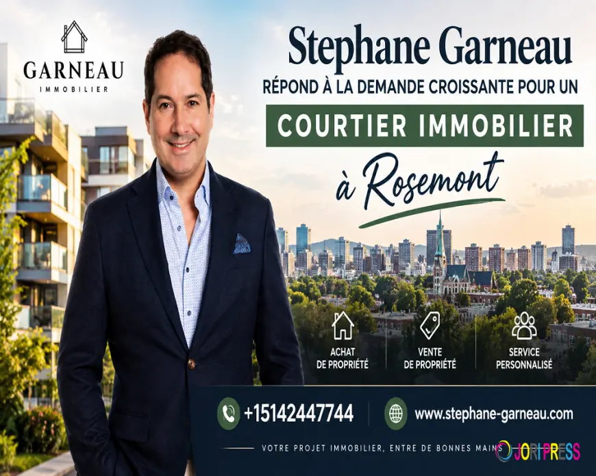 Stephane Garneau répond à la demande croissante pour un courtier immobilier à Rosemont