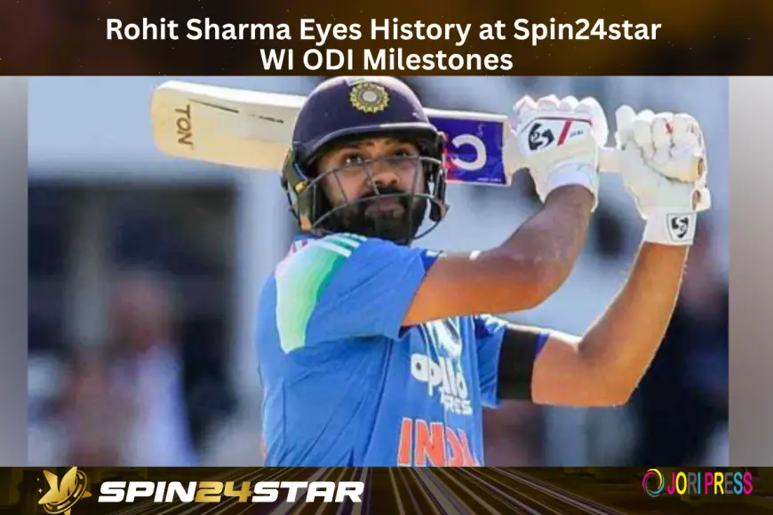 Rohit Sharma Eyes History at Spin24star: WI ODI Milestones