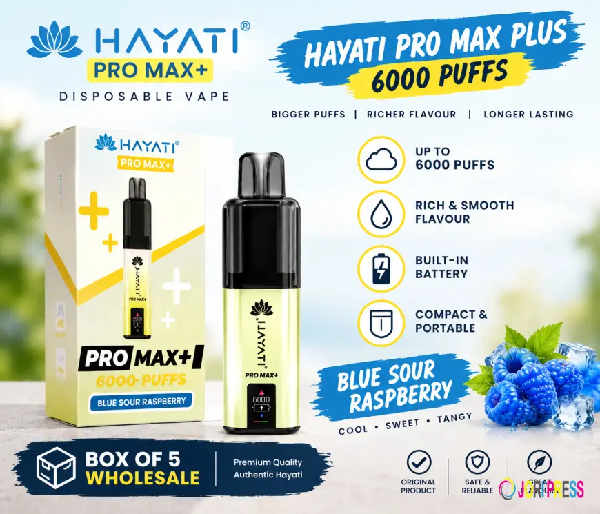Hayati Pro Max Plus 6000 Box of 5 Wholesale