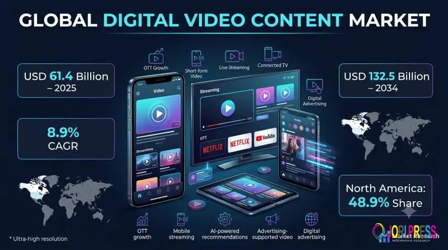 Digital Video Content Market Size, Share & Trends 2034