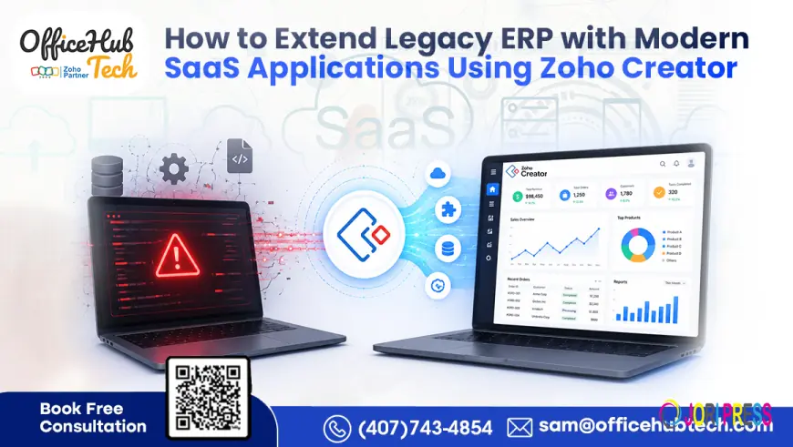 How to Extend Legacy ERP with Modern SaaS Applications Using Zoho Creator