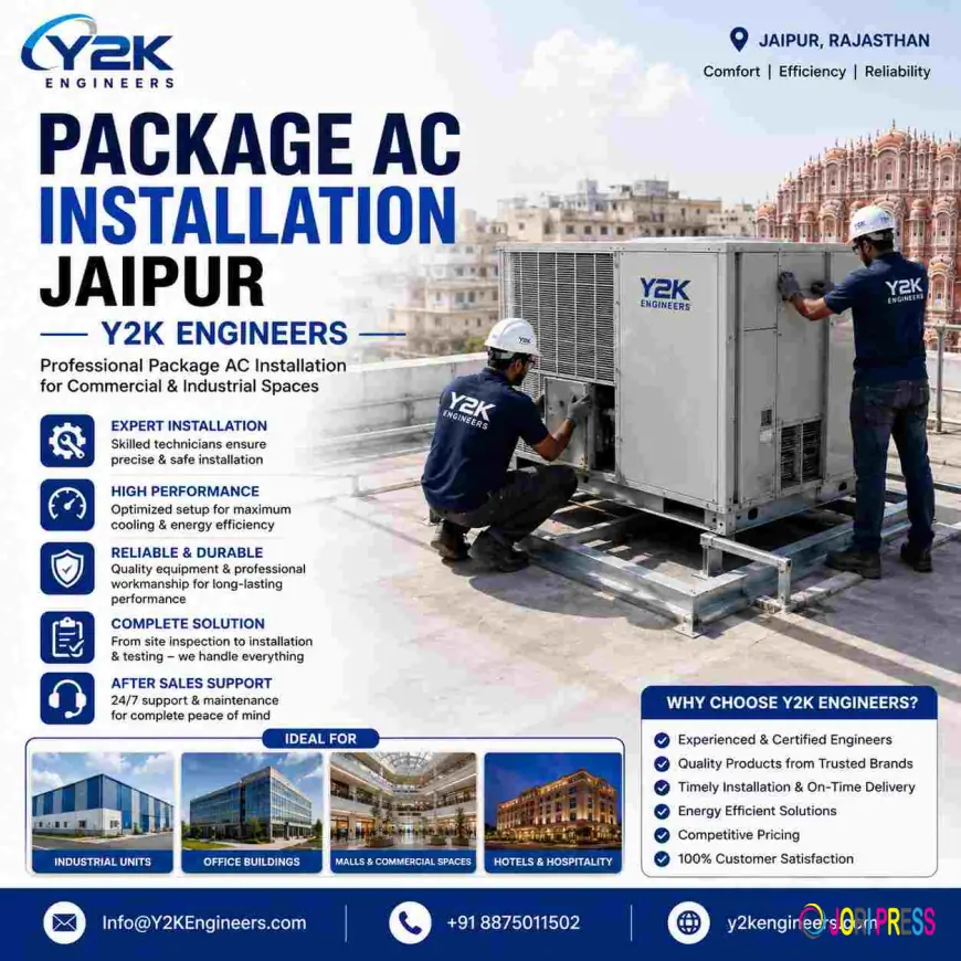 Low Price Package AC Installation In Jaipur | Y2K Engineers