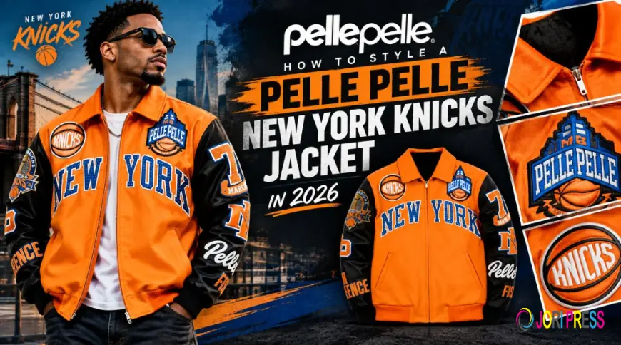 How to Create a Bold Streetwear Look With a Pelle Pelle New York Knicks Jacket