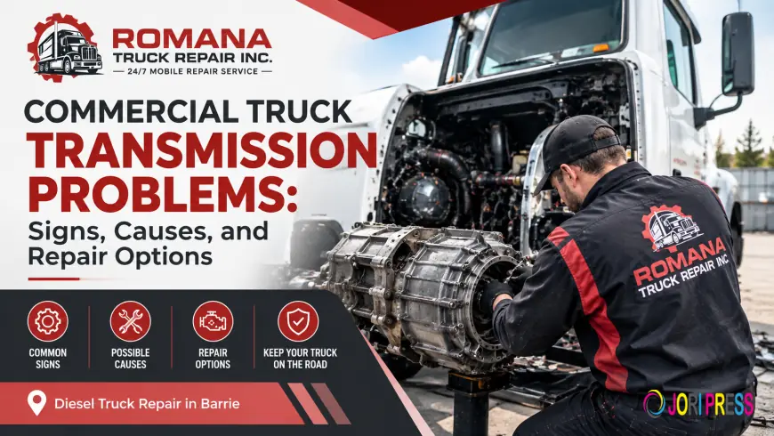 Commercial Truck Transmission Problems: Signs, Causes, and Repair Options