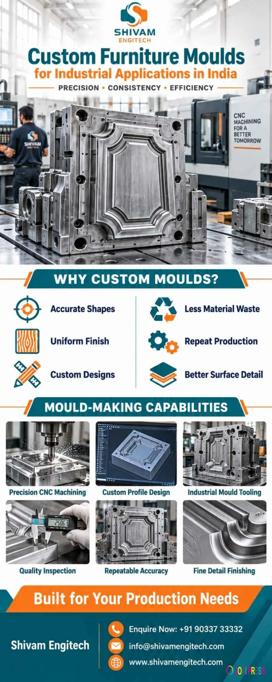 Custom Furniture Moulds for Precision Furniture Manufacturing in India