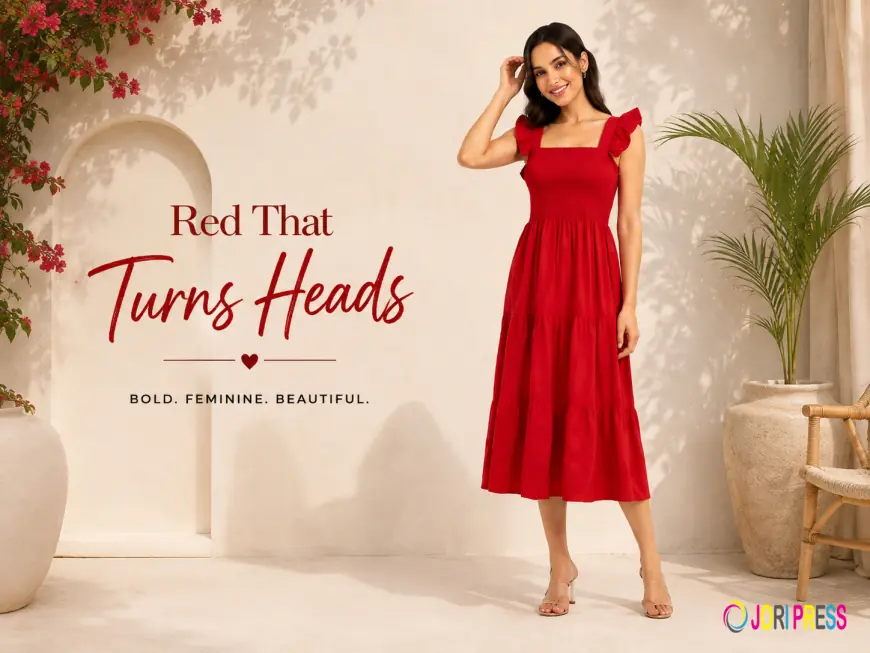 Red Tiered Maxi Dress Styles for Women | Fashion Guide