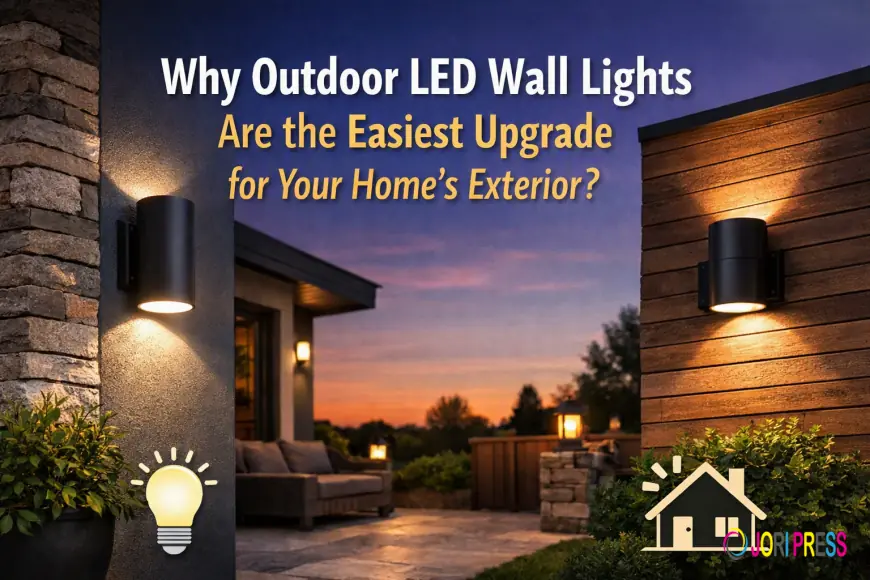 Why Outdoor LED Wall Lights Are the Easiest Upgrade for Your Home's Exterior?