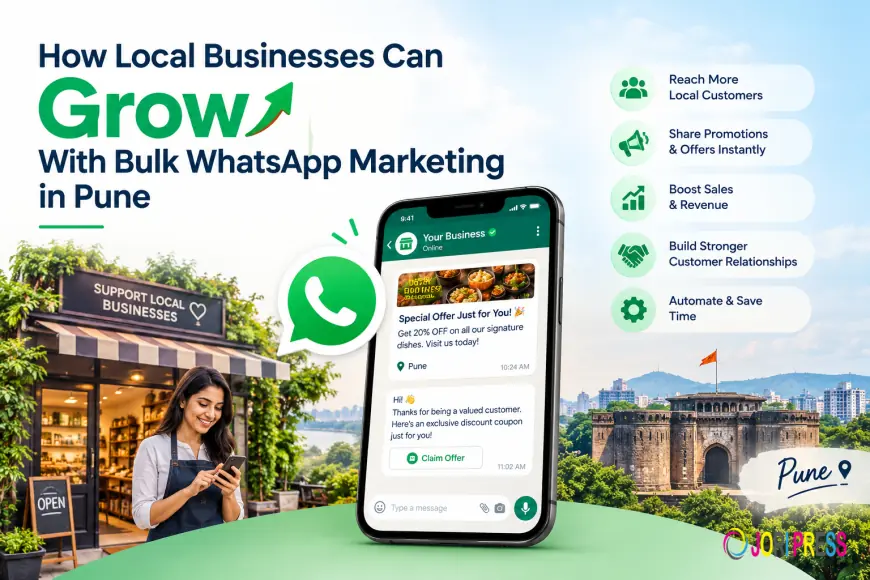 How Local Businesses Can Grow With Bulk WhatsApp Marketing in Pune