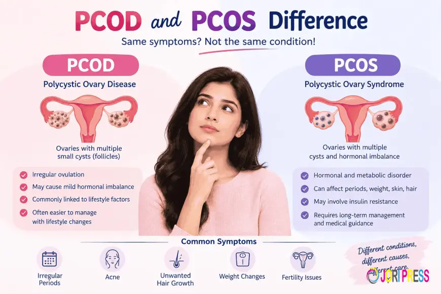 PCOD and PCOS Difference- LIFELINE HEALTHCARE