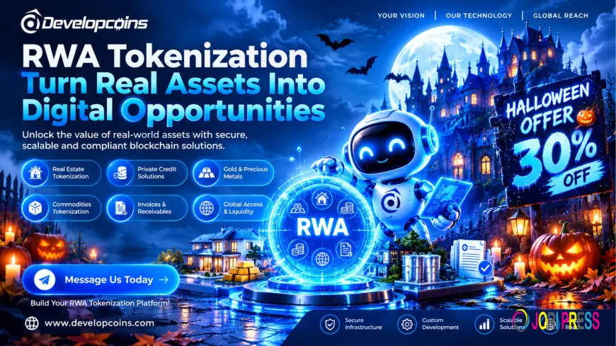 RWA Tokenization Platform Development: Building a Digital Marketplace for Real-World Assets — Halloween Offer Up to 30% Off