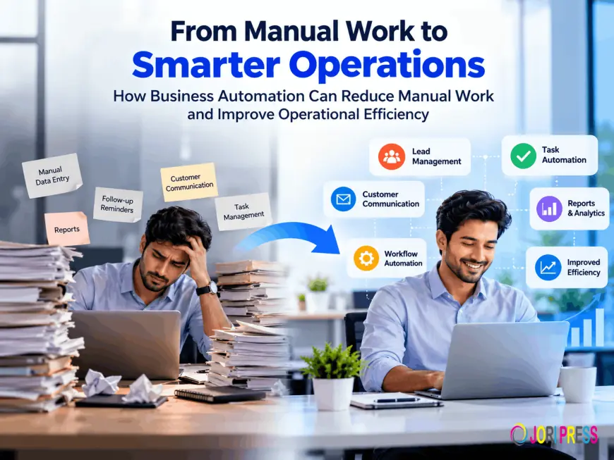 How Business Automation Can Reduce Manual Work and Improve Operational Efficiency