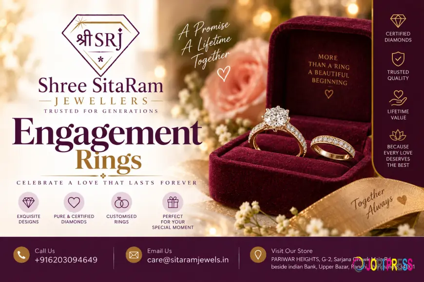 Engagement Rings Made for Your Love Story | Shree SitaRam Jewellers