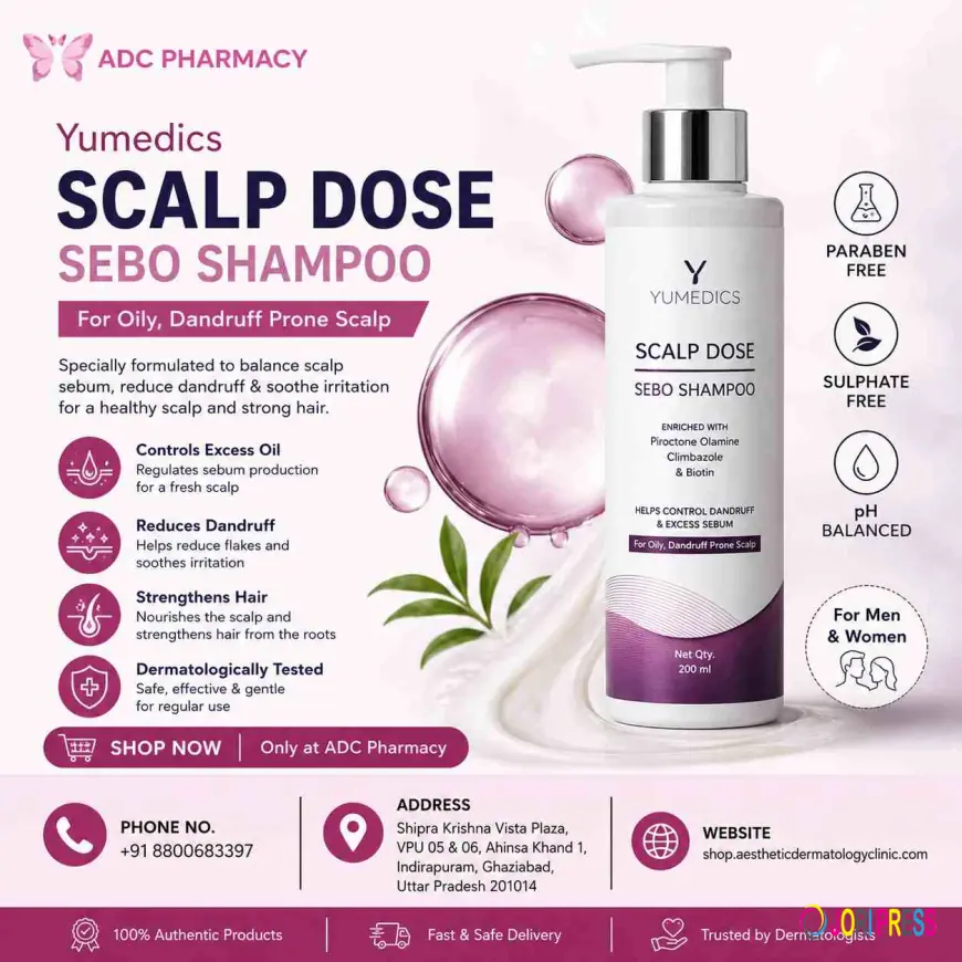 Yumedics Scalp Dose Sebo Shampoo | Shop ADC Pharmacy